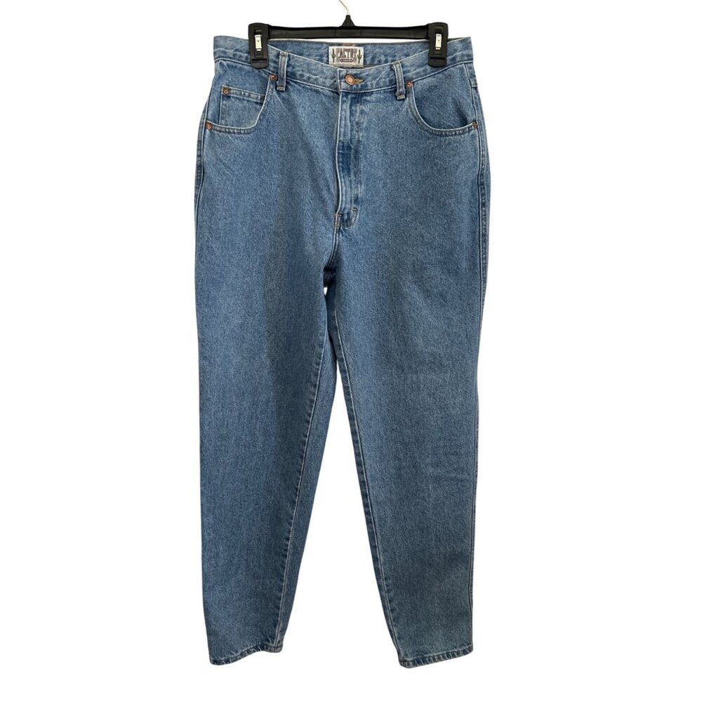 Vintage Cactus Mom Jeans High-Waisted Light Blue Denim Tapered Leg  Size 16